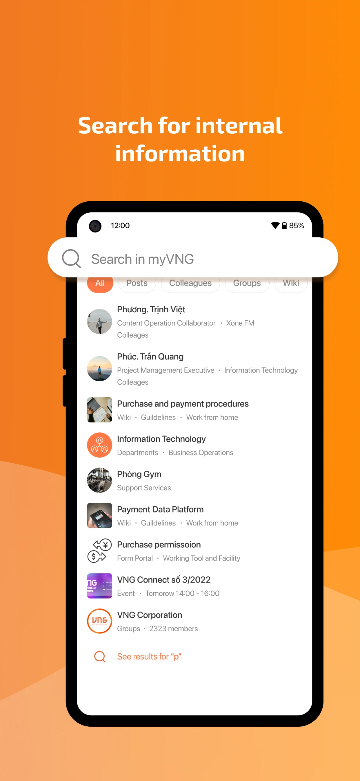 myVNG screenshot